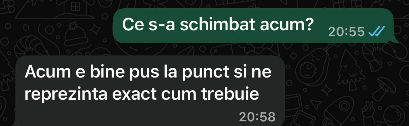 Acum e bine pus la punct și ne reprezintă exact cum trebuie.